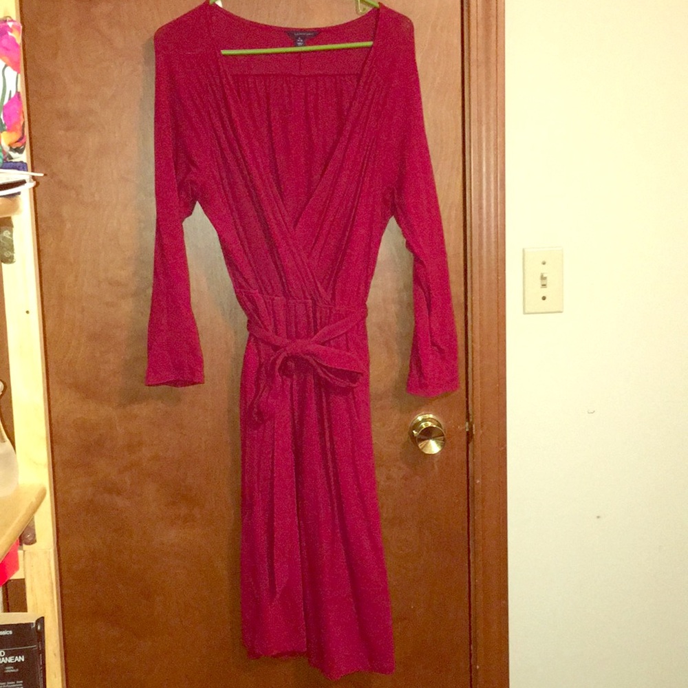 Beautiful Lands’ End Faux Wrap Dress, sz L